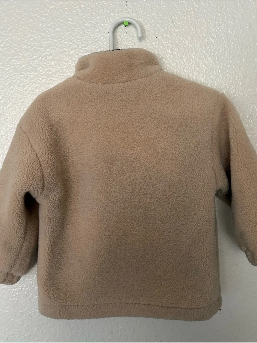 Zara Kids Beige Sherpa Pullover Jacket boys size 18-24 Months